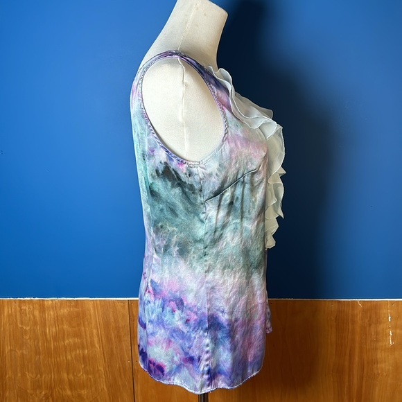 Silk Tye dye tank top - Picture 5 of 7
